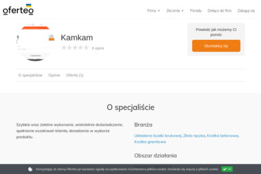 Kamkam - Usługi Brukarskie Gruczno
