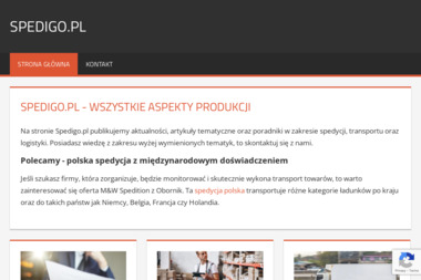 SpediGO - transport, spedycja, logistyka - Transport międzynarodowy Warszawa