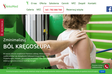 Gabinet Fizjoterapii Arkomed - Fizjoterapeuta Warszawa