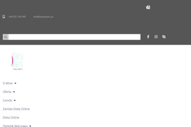 Dieta Balans - Dieta Odchudzająca Warszawa