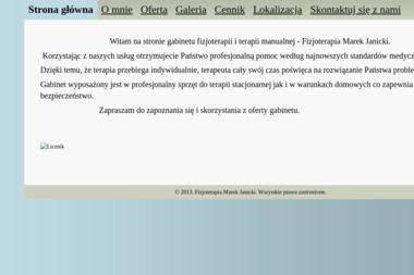 Fizjoterapia Marek Janicki - Masaże Rehabilitacyjne Opole