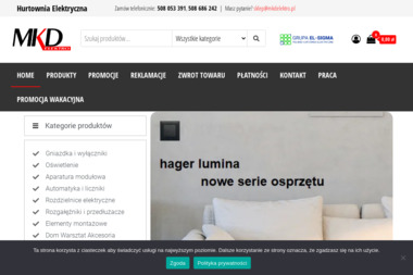 MKD Elektro Sp. z o. o. - Materiały instalacyjne grzewcze Otwock