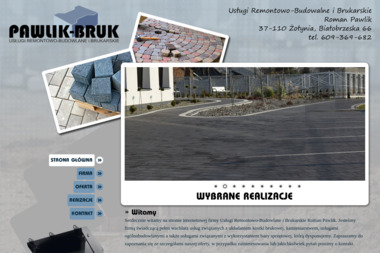 Usługi Remontowo-Budowlane i Brukarskie Roman Pawlik - Usługi Brukarskie Żołynia