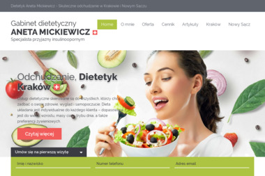 Dietetyk Aneta Mickiewicz - Odchudzanie Krak&oacute;w
