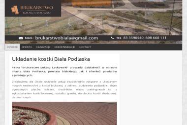 Brukarstwo Łukasz Laskowski - Układanie kostki brukowej Biała Podlaska