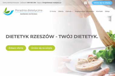 Poradnia Dietetyczna Barbara Matejska - Dietetyk Rzeszów