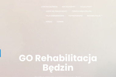 GO Rehabilitacja - Masaże Rehabilitacyjne Będzin