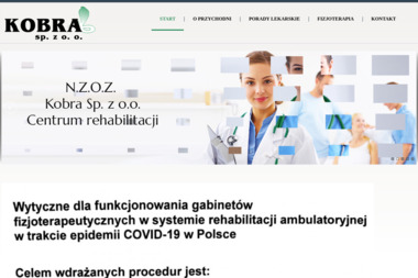 NZOZ Centrum rehabilitacji Kobra - Fizjoterapeuta Mysłowice