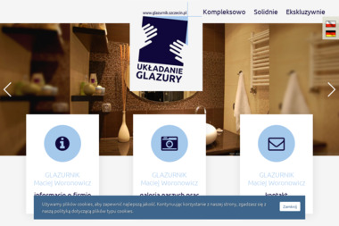 Układanie glazury - Maciej Woronowicz - Glazurnik Szczecin