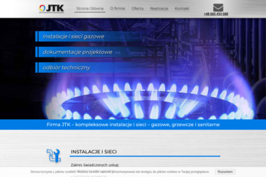 Firma JTK - Wykonanie Instalacji Gazowej Gdynia