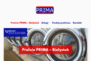 Chemiczna Pralnia Ekologiczna PRIMA - Mycie Kostki Brukowej Białystok