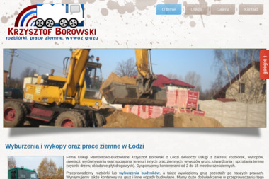 Usługi Remontowo-Budowlane Krzysztof Borowski - Prace Ziemne Łódź