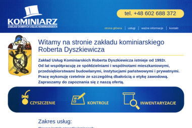 Kominiarz - Zakład dobrych usług kominiarskich - Usługi Kominiarskie Białystok