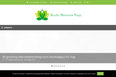Studio Namaste Yoga - Joga Poznań