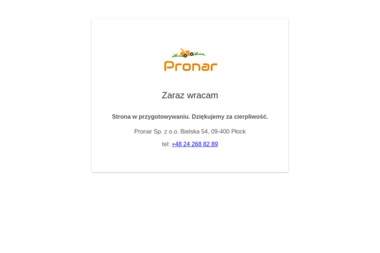 PRONAR - Serwis Elektronarzędzi Płock