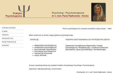 Prywatny Gabinet Psychologiczny Paula Fijałkowska - Psychoterapia Radom