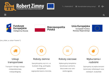 Roboty ziemne i budowlane - Robert Zimny - Wiercenie Studni Wałbrzych
