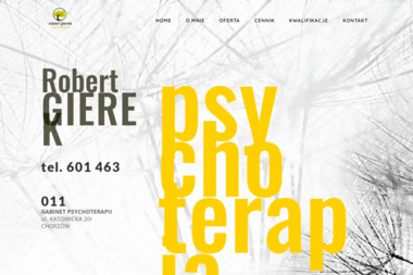 Gabinet psychoterapii Robert Gierek - Psychoterapia Chorzów