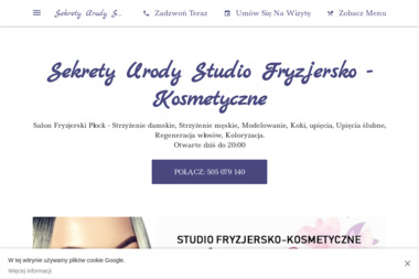 Sekrety Urody Studio Fryzjersko - Kosmetyczne - Fryzjer Płock
