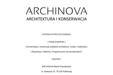ARCHINOVA - Idealna Renowacja Sztukaterii Kołobrzeg