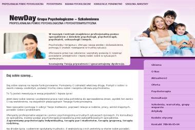 NewDay Grupa Psychologiczno - Szkoleniowa - Psycholog Płock