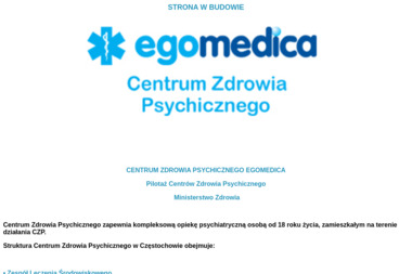 NZOZ Egomedica - Centrum Zdrowia Psychicznego - Psycholog Częstochowa