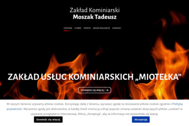 Zakład Kominiarski Moszczak Tadeusz - Czyszczenie Komina Od Dołu Leszno