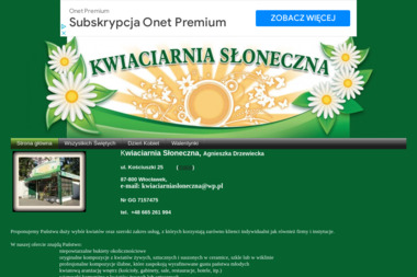 Kwiaciarnia Słoneczna - Kwiaty Włocławek