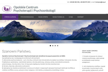 Opolskie Centrum Psychoterapii i Psychoonkologii - Pomoc Psychologiczna Opole