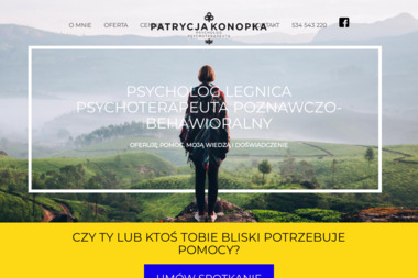Psycholog Patrycja Konopka - Psychoterapia Legnica