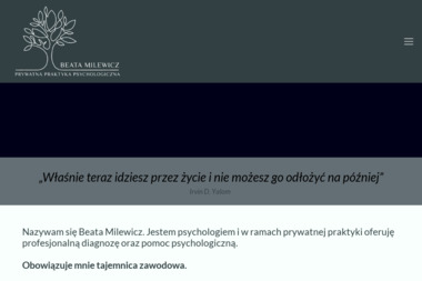 Prywatna Praktyka Psychologiczna - Beata Milewicz - Poradnia Psychologiczna Kielce