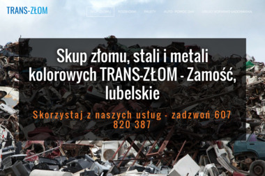 Trans-Złom - Niwelacja Terenu Zamość