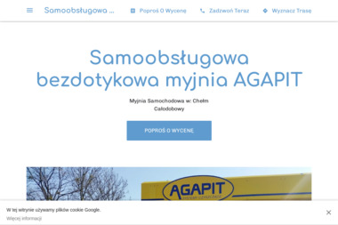 Samoobsługowa bezdotykowa myjnia AGAPIT - Czyszczenie Podsufitki Chełm