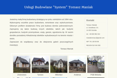 Usługi Budowlane "System" - Zabudowa balkonu Ostróda