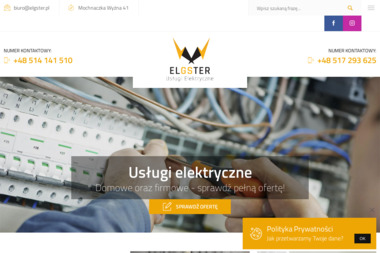 ELGSTER - Usługi Elektryczne - Montaż instalacji elektrycznych Nowy Sącz