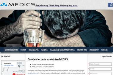 Ośrodek leczenia uzależnień MEDICS - Leczenie Alkoholizmu Sosnowiec