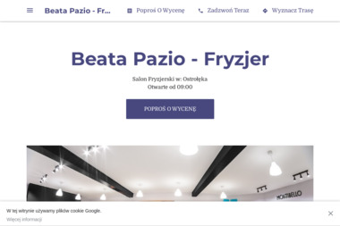 Beata Pazio - Fryzjer - Modne Fryzury Ostrołęka
