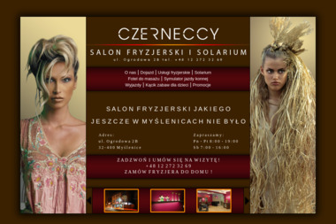 Czerneccy - Salon fryzjerski i solarium - Fryzjer Myślenice