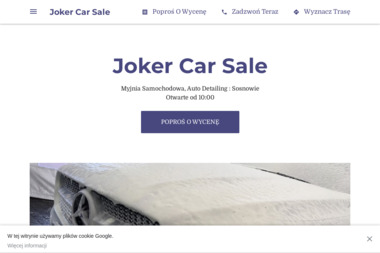 Joker Car Sale & Detailing - Pralnia Tapicerek Sosnowiec