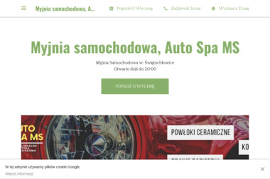 Myjnia samochodowa, Auto Spa MS - Czyszczenie Tapicerki Samochodowej Świętochłowice