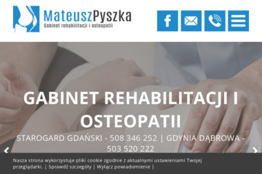 Gabinet Rehabilitacji i Osteopatii Mateusz Pyszka - Rehabilitacja Starogard Gdański