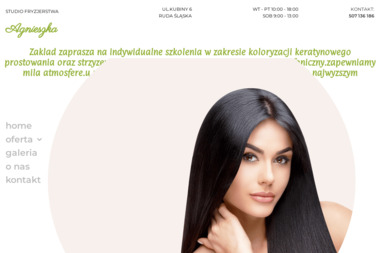 Studio fryzjerskie Agnieszka - Modne Fryzury Ruda Śląska