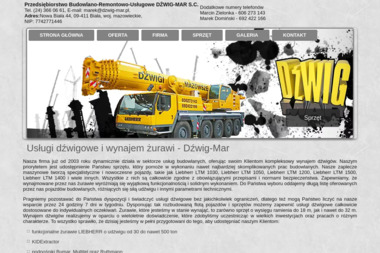 Dzwig-Mar s.c - Dźwigi Samochodowe Nowa Biala