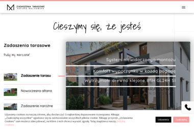 Adriana Malinowska Zadaszenia Tarasowe - Tarasy Kazimierza Wielka