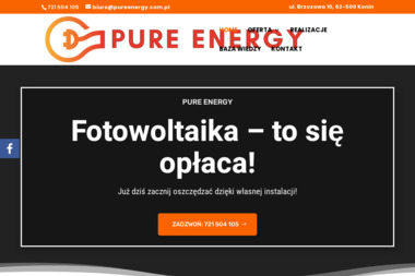 Pure Energy - Doskonałej Jakości Magazyny Energii Konin