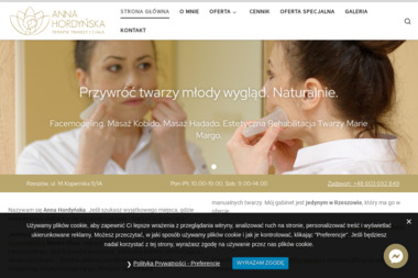Gabinet Kosmetyczny Anna Hordyńska - Zabiegi Kosmetyczne Rzesz&oacute;w