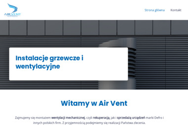 Air Vent Nowicki Rekuperacje Sp. z o.o. - Serwis Wentylacji Rybnik