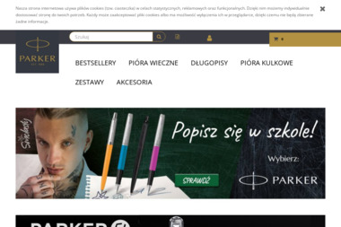 Długopisy i pióra Parker z grawerem - Projekt Sklepu Internetowego Warszawa