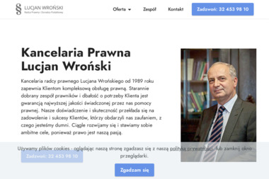 Kancelaria prawna Lucjan Wroński - Obsługa Prawna Wodzisław Śląski