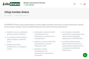 EKODREWNO - Zadaszenia, wiaty i pergole Trzebnica